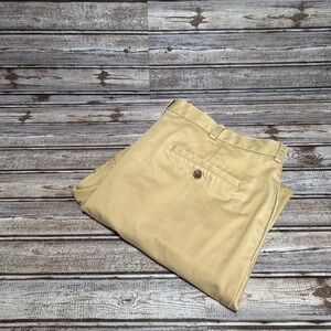 Brooks Brothers 346 Advantage‎ Chino Clark Fit Khaki Tan Pants Mens 40x29 Actual
